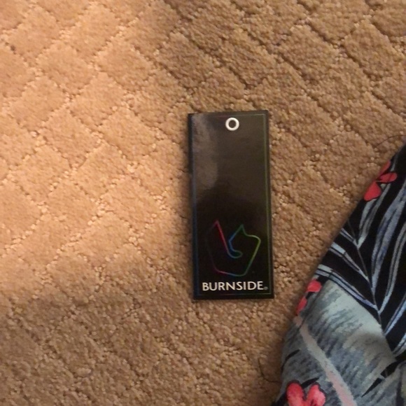 Burnside Tropical Print Swim Shorts - Picture 8 of 9